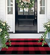 OLANLY Buffalo Plaid Rug 2'4