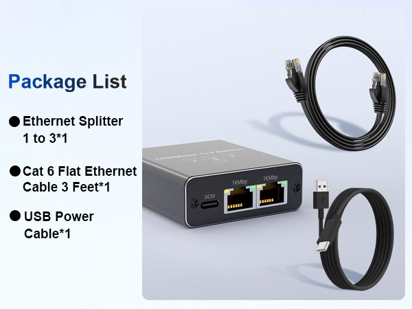 Ethernet Cable Splitte
