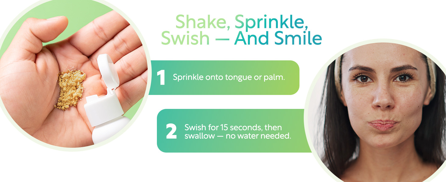 Shake, Sprinkle, Swish and Smile