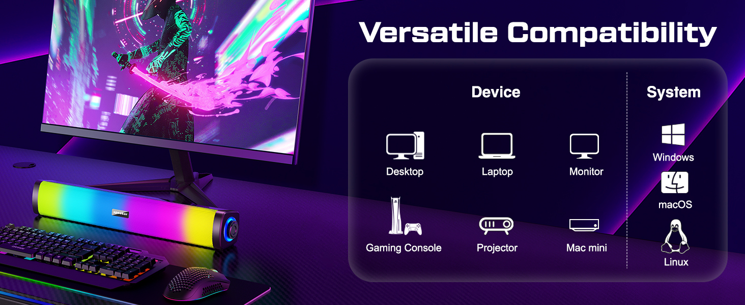 versatile compatibility