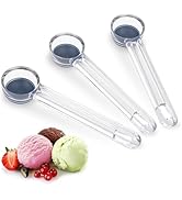 Ice Cream Scoop 3 Pcs, Cookie Scoop 35mm/1 Tbsp, Melon Baller Scoop, Comfortable &amp; Non-Slip Handl...
