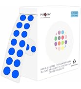 PARLAIM Blue Dot Stickers 1/4 Inch Permanent Color Coding Sticker Label, 1000 PCS Small Round Cir...
