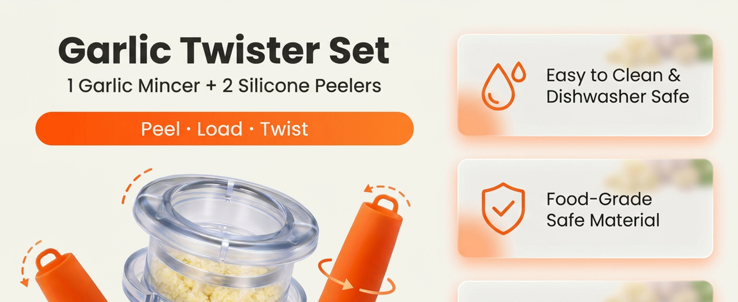 manual garlic twister