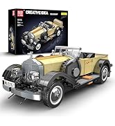 Mould King 10115 Classic Cars Building Kits, MOC Vintage Car Model Building Blocks Set, Gift for ...