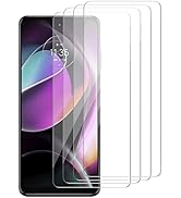 [4 Pack] iCsapr Glass Screen Protector Compatible for Motorola Moto G 5G (2022) [Not Fit for Moto...