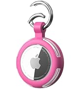 Compatible with AirTag Case Keychain, IPX8 Waterproof Air Tag Holder, Silicone AirTags Cases with...