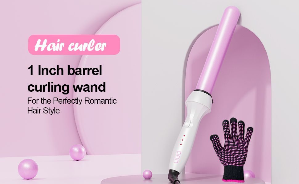 curling iron large barrel,wavy hair curler,1.5 curling iron,long barrel curling iron 1.5 inch