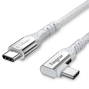 usb c to usb c 3.1 gen 2 100w right angle cable 3ft 6ft 10ft type c 90 degree oculus link