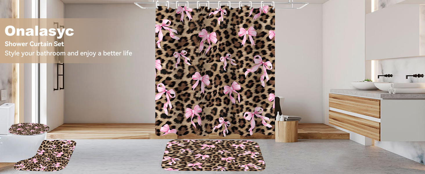 bathroom shower curtain sets with rugs