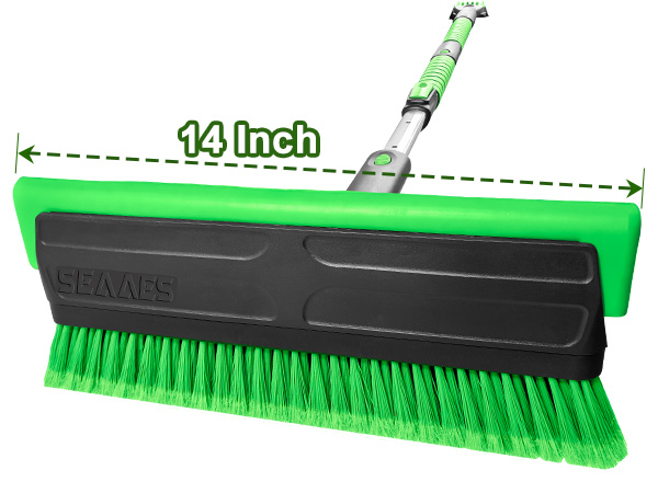 snow brush and ice scraper