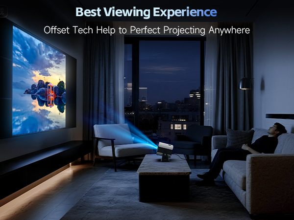 4K Projector with wifi and bluetooth