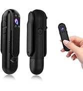 HSKAH Mini Body Camera, Wearable Action Body Cam, Thumb Size Hands Recording Body Worn Camera, Po...