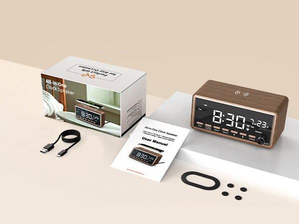 package list of Digital Alarm Clocks Radio for Bedrooms