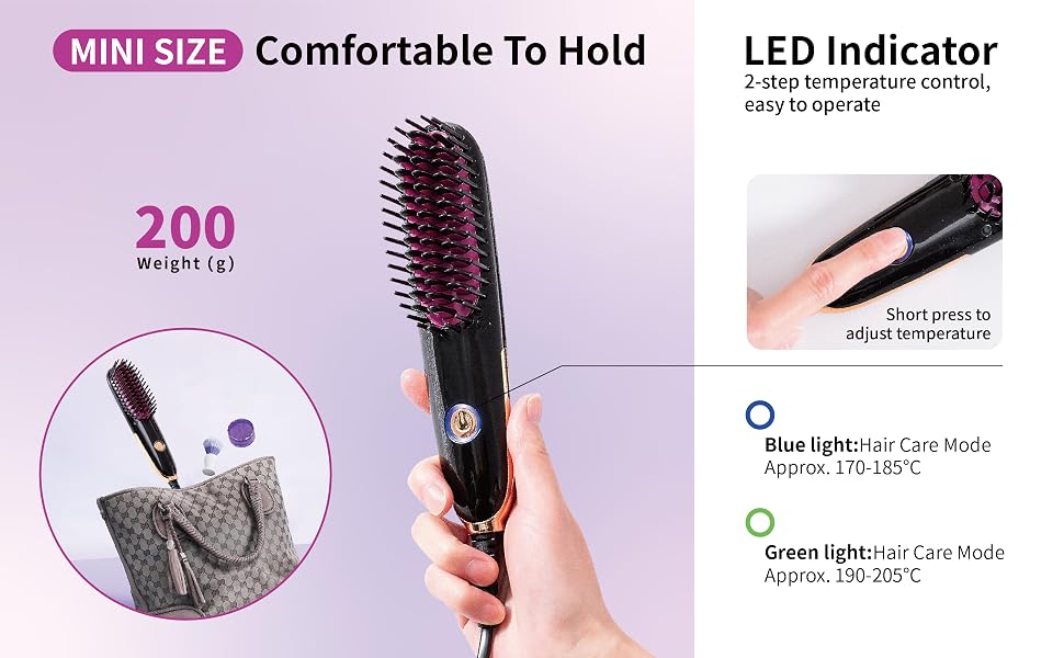 staight hair comb