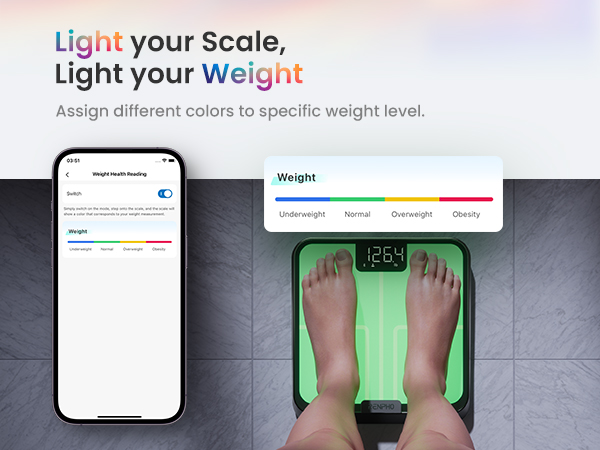 night light smart scale