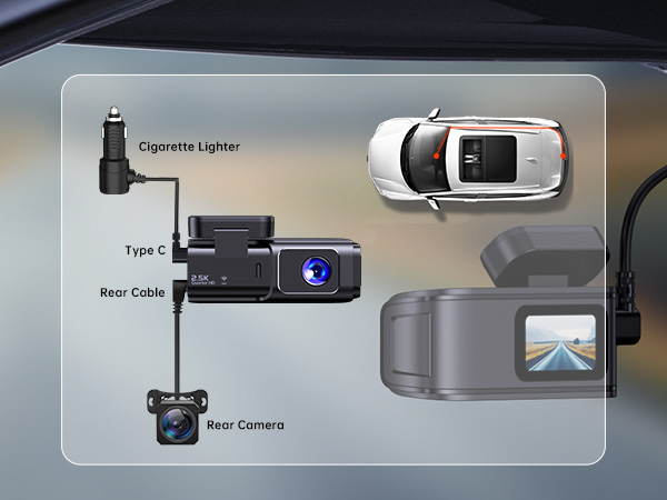 dash cam connection scheme