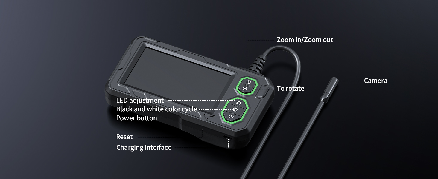 Endoscope Camera with Light