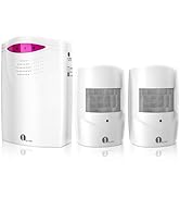 Driveway Alarm Wireless Outside, 1byone Motion Sensor Alarm 1000 FT Range Extra Loud Chimes Home ...