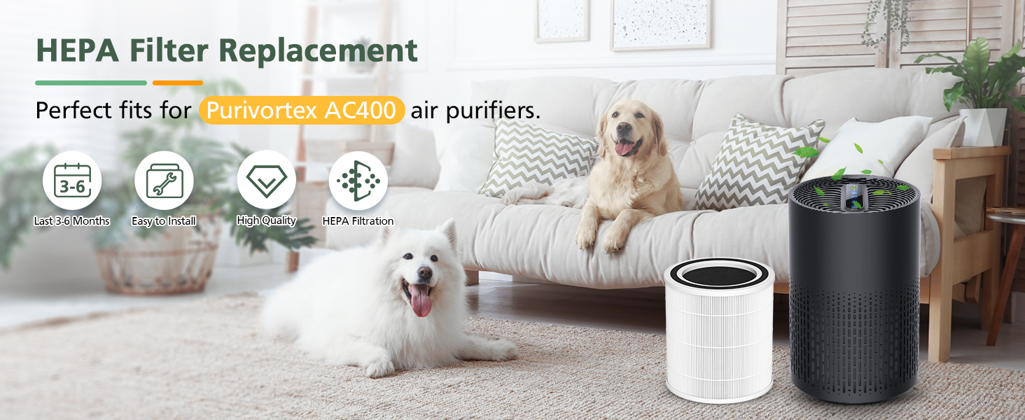 AC400 Air Purifi-ers Replacement Filter