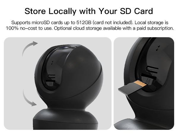 sd card recording camera