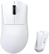 ATTACK SHARK V8 8K Wireless Gaming Mouse Whit 42000 DPI-PAW3950 MAX Sensor-59g Lightweight-Nordic...