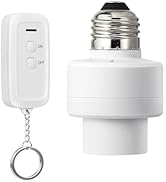 DEWENWILS Remote Control Light Socket, Wireless Remote Control Lamp Bulb Socket with Switch for P...