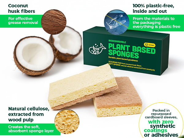 coconut husk fibers cellulose
