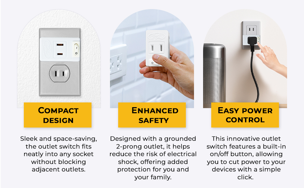 Compact design / Enhanced safety / Easy power control