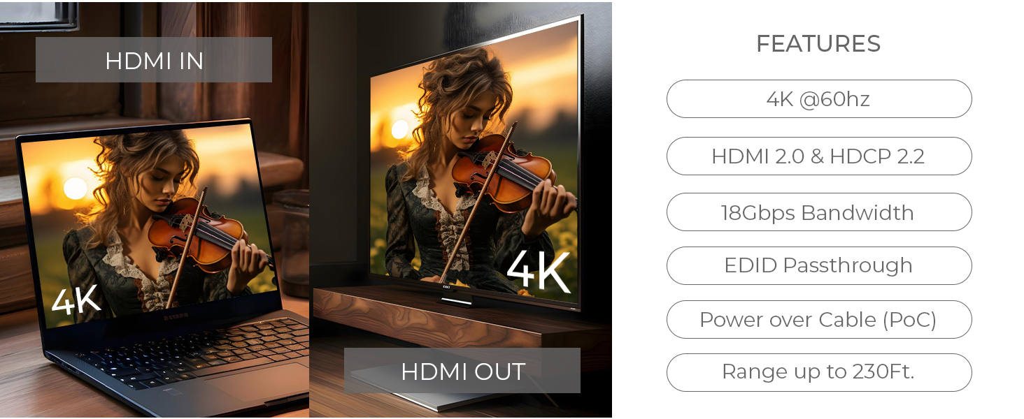 extron hdmi extender
