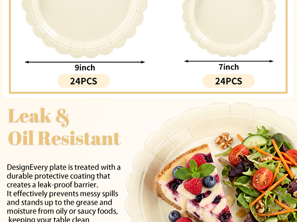 ivory plates