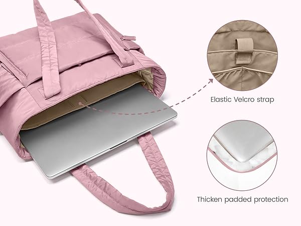 Padded laptop compartment