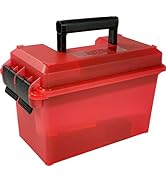 MTM PRK Pistol Range Kit, Water-Resistant O-Ring, Padlock-Tabbed Lid, Handgun Shooting &amp; Cleaning...