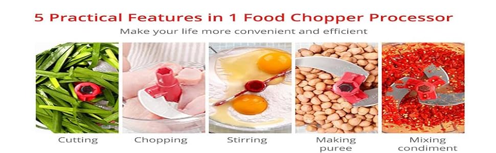 manual food processor vegetable chopper