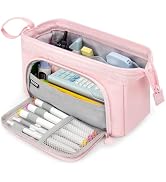 Vocuer large pencil pouch special pencil case organizer aesthetic pencil bags with zipper pencil ...