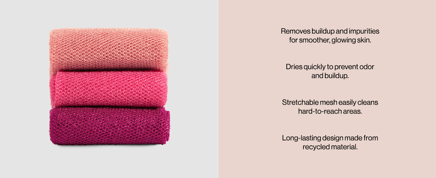 Kitsch African Net Sponge- Berry Pink