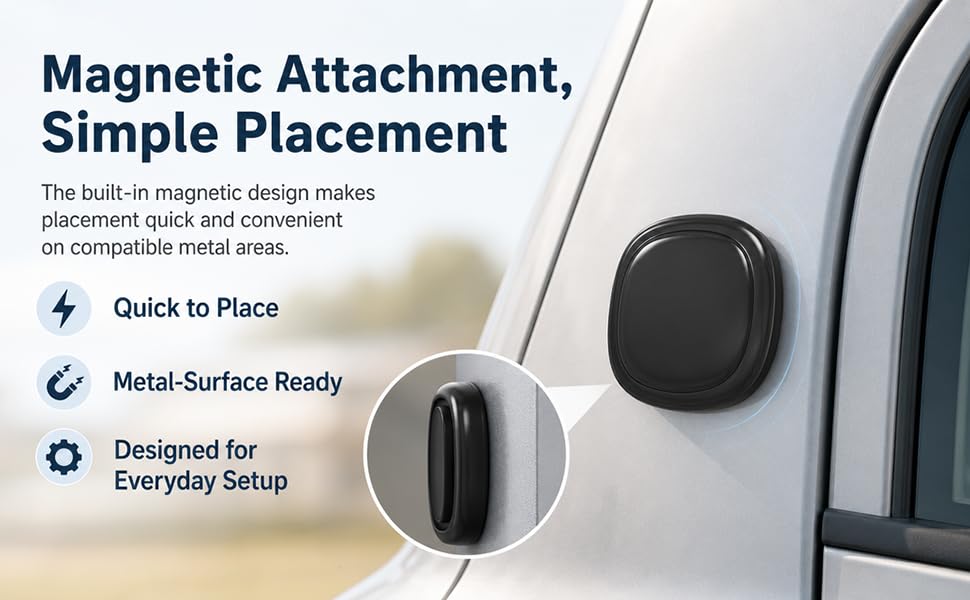 GPS Tracker for Vehicles, Mini Hidden Magnetic Car GPS Tracker