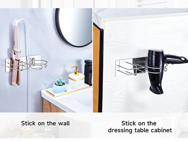 Hair Dryer and Straightener Holder