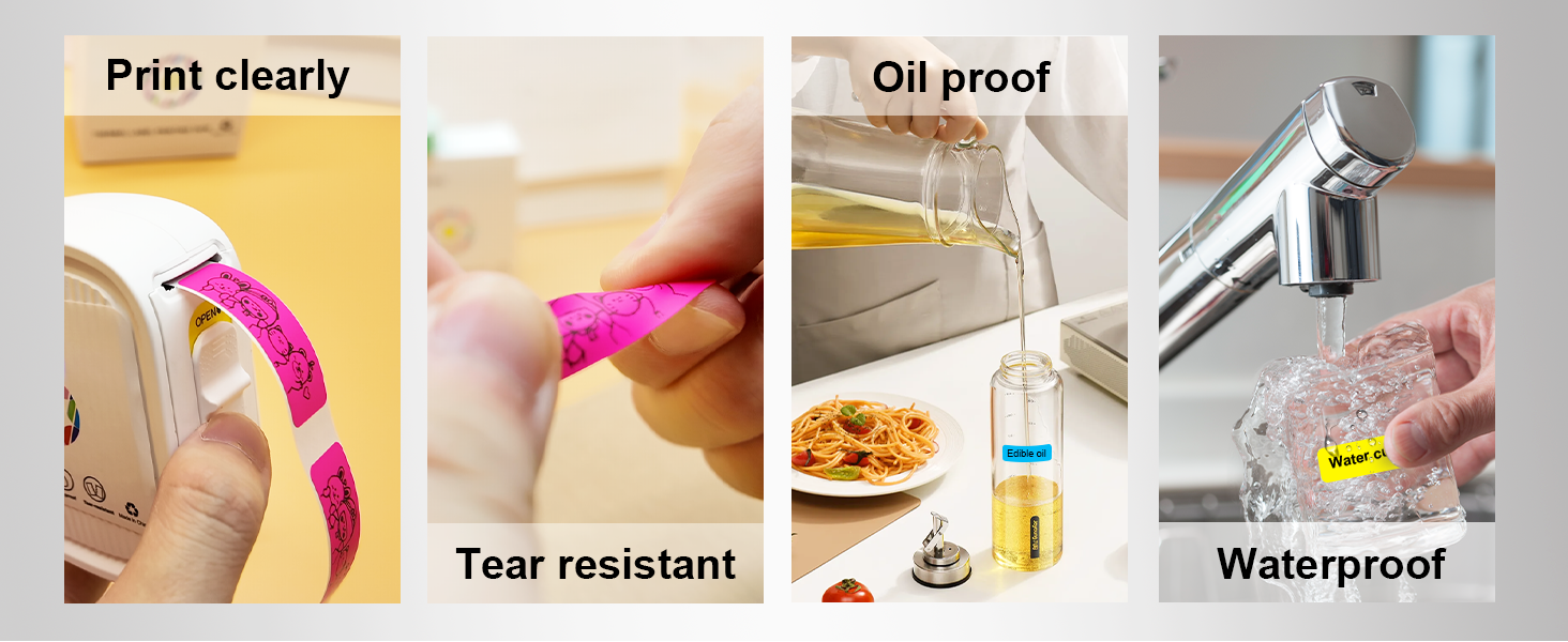 thermal round stickers