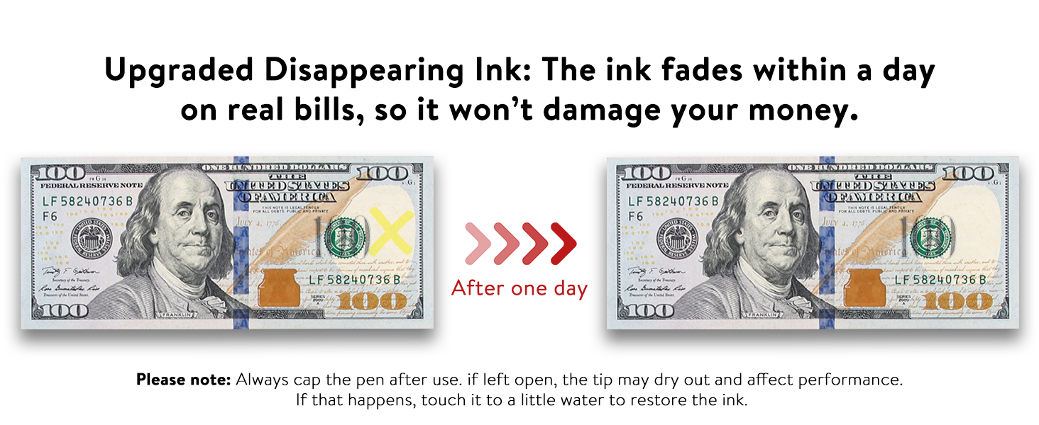 Counterfeit Money Detector Pen