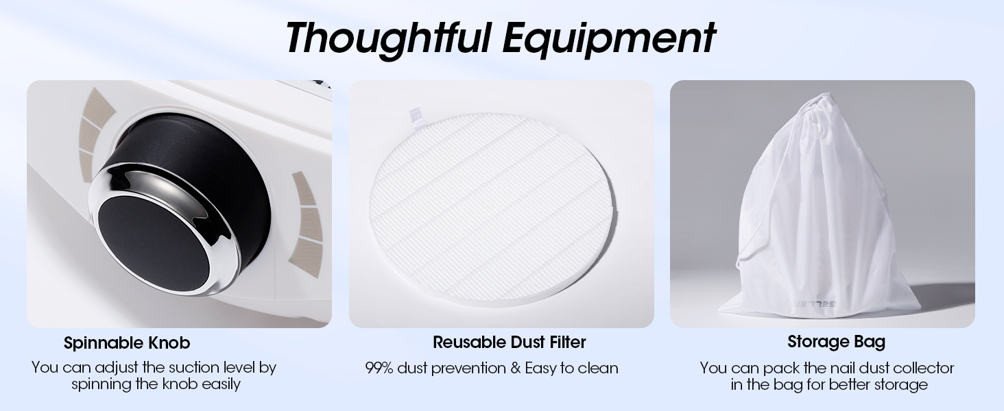 gellen nail dust collector