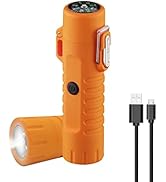 GADATOP Electric Lighter Waterproof Double Arc Lighter Outdoor Windproof Lighter with LED Flashli...