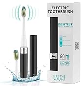 Voom Sonic Go 1 Series Travel Electric Toothbrush | Travel Toothbrushes - Battery Operated Toothb...