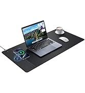 ExtreLife Wireless Charging Mouse Pad, Gaming Mouse Pad with Ultra-Smooth Surface, 31.5”x15.75” L...