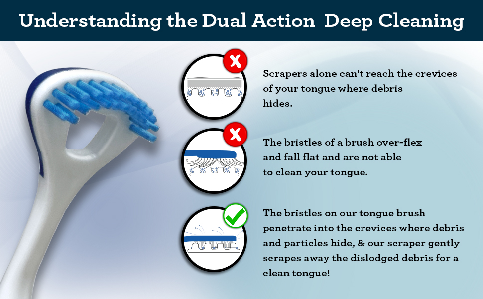 dual action tongue scraper
