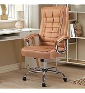 OFIKA Home Office Chair with Spring Cushion,400LBS High Back Executive Office Chair,Big and Tall ...