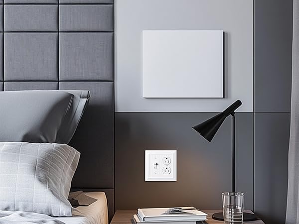 2 gang toggle/duplex Wall plates Outlet covers Switch plates Light switch cover