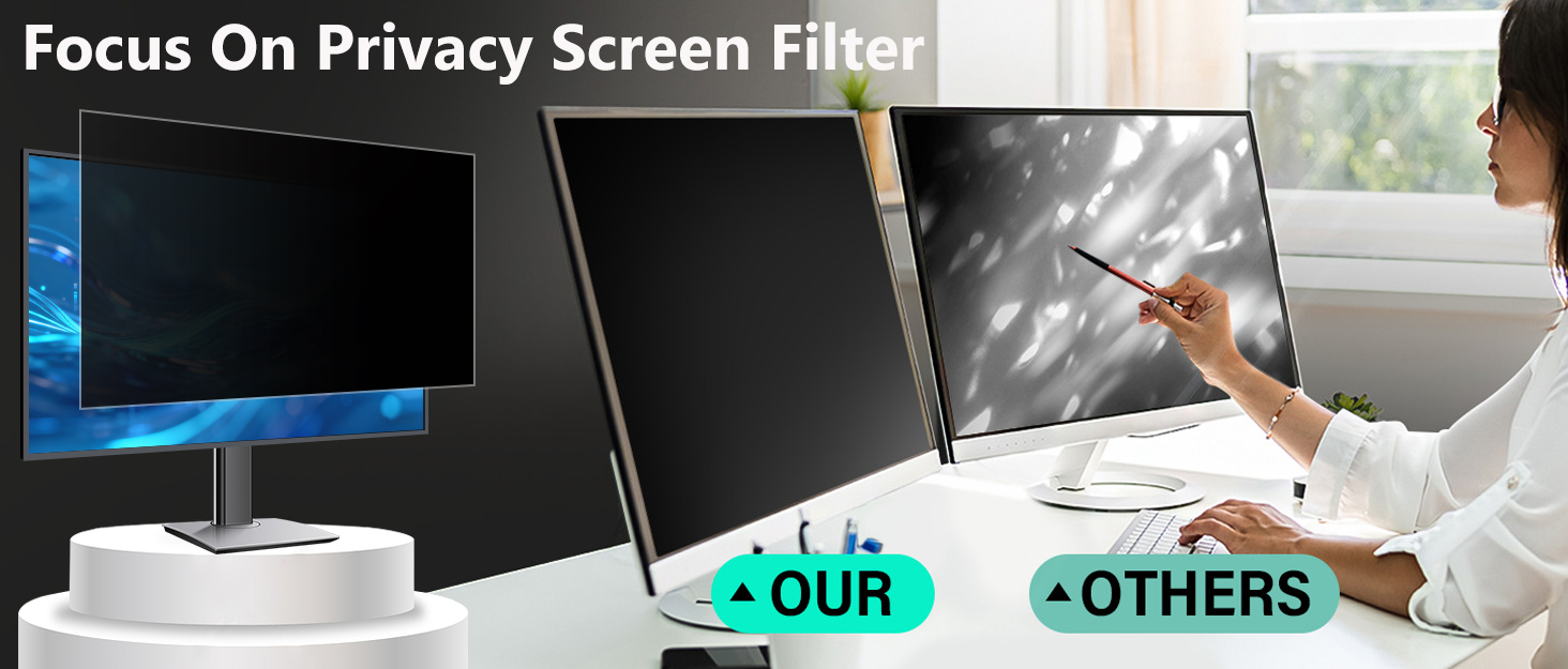 Focus on Privacy Screen Filter
