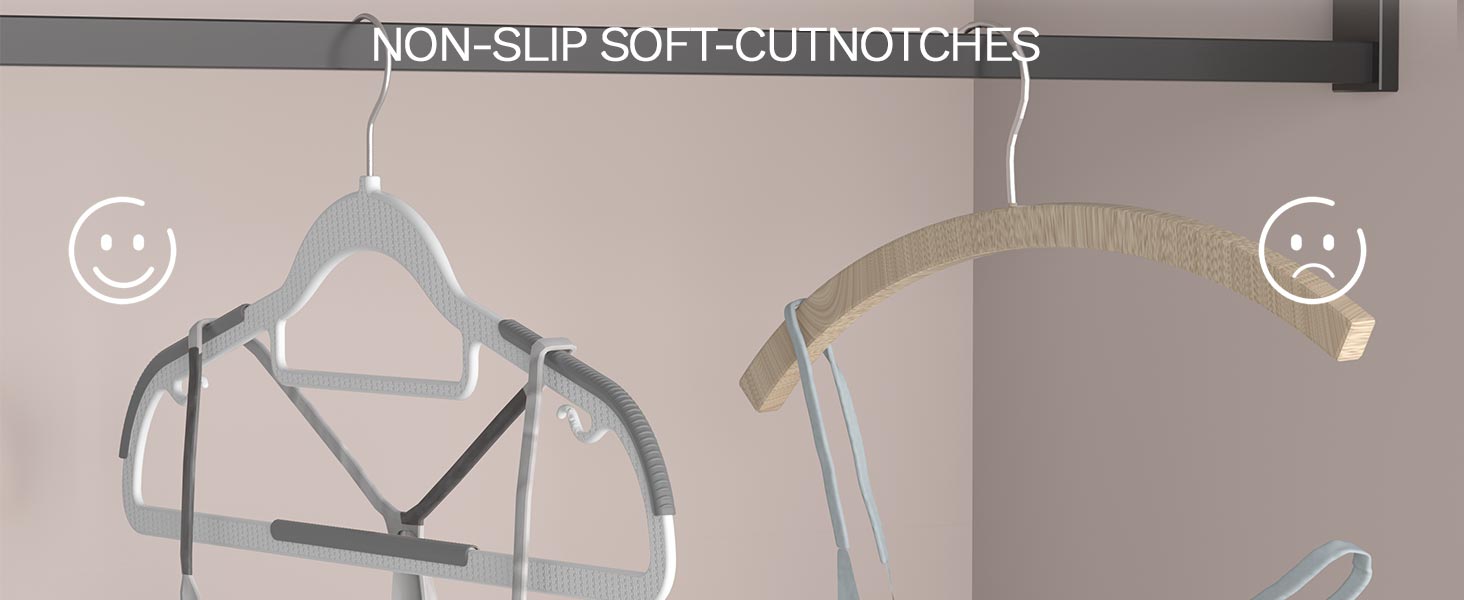 NON-SLIP SOFT-CUTNOTCHES