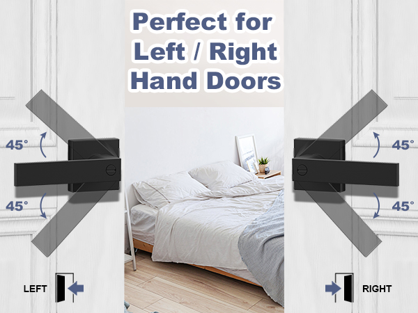 matte black door knob