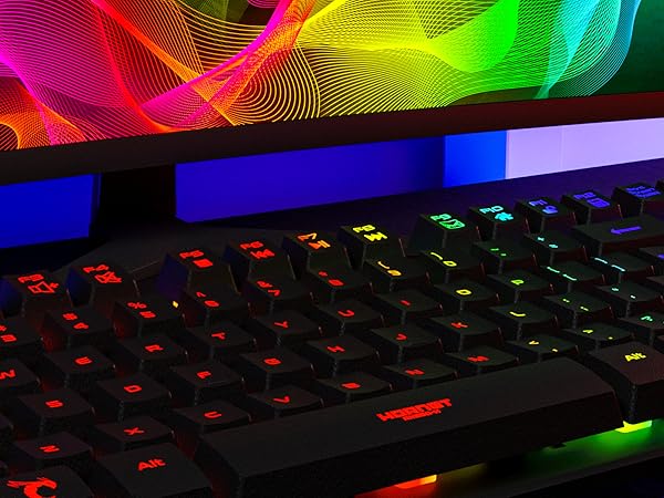 Gaming keyboard and mouse bundle for PS5 Xbox &amp;amp; PC